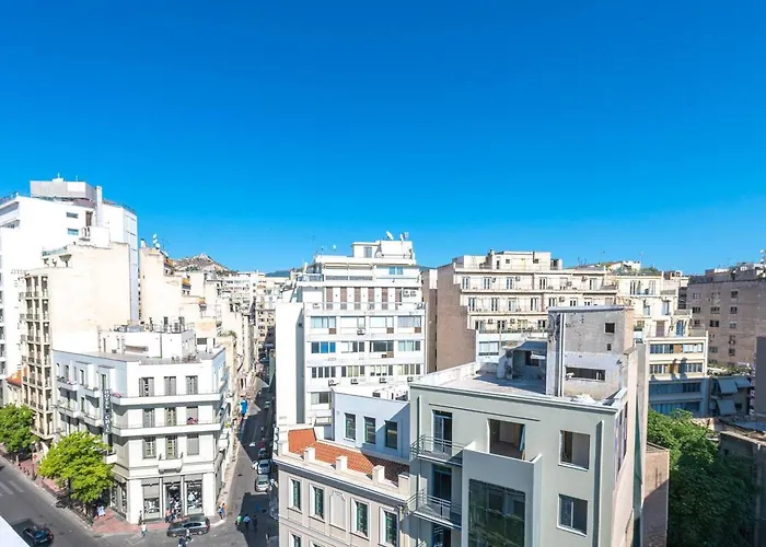 Athens Central-Opulent And Luxurious Suites-Balcony & Views Acropolis Hills